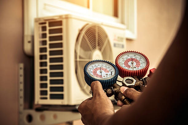 Professional Hvac technician working in Towanda, PA